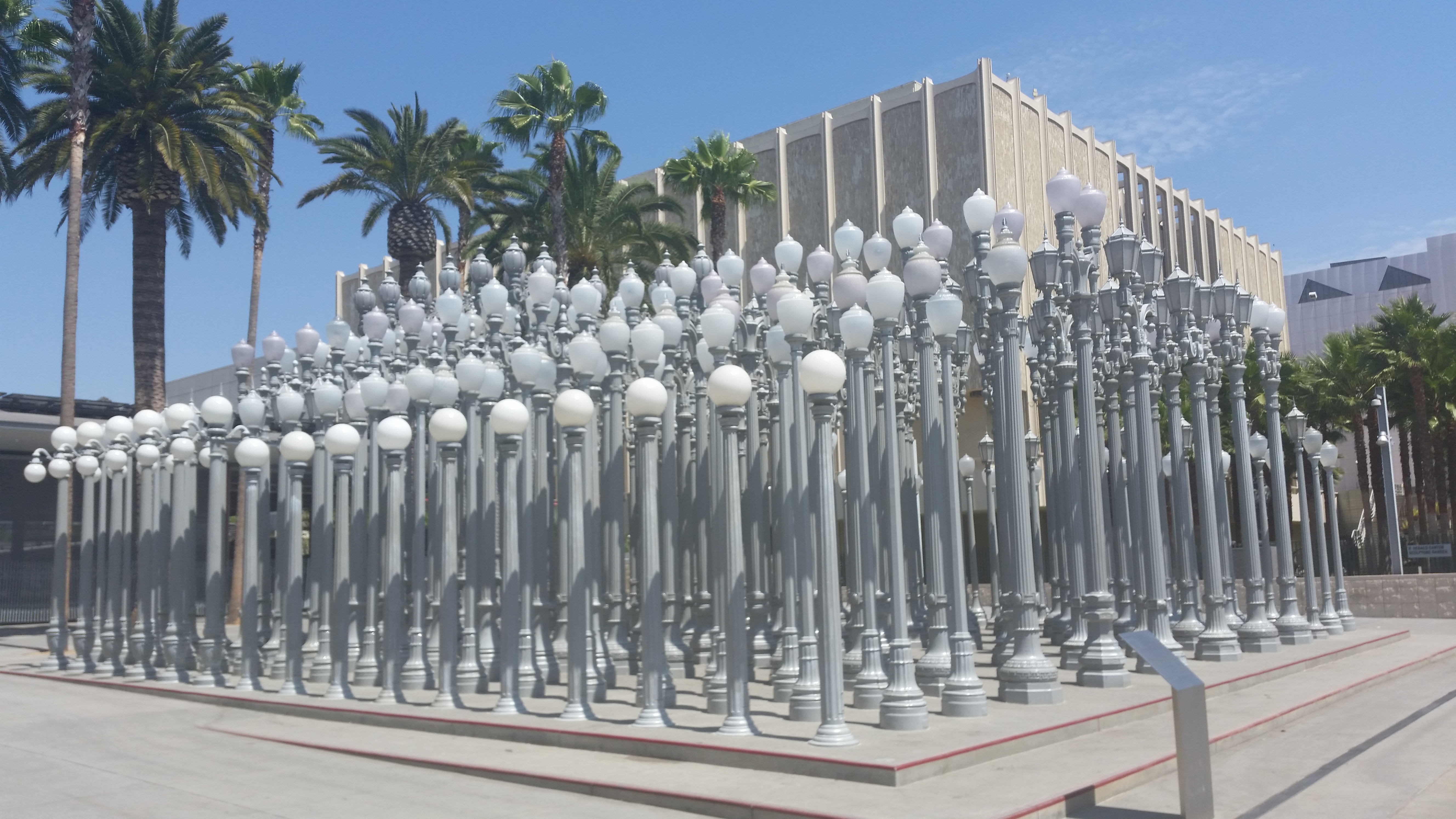 lamp posts -Chris Burden - LA
